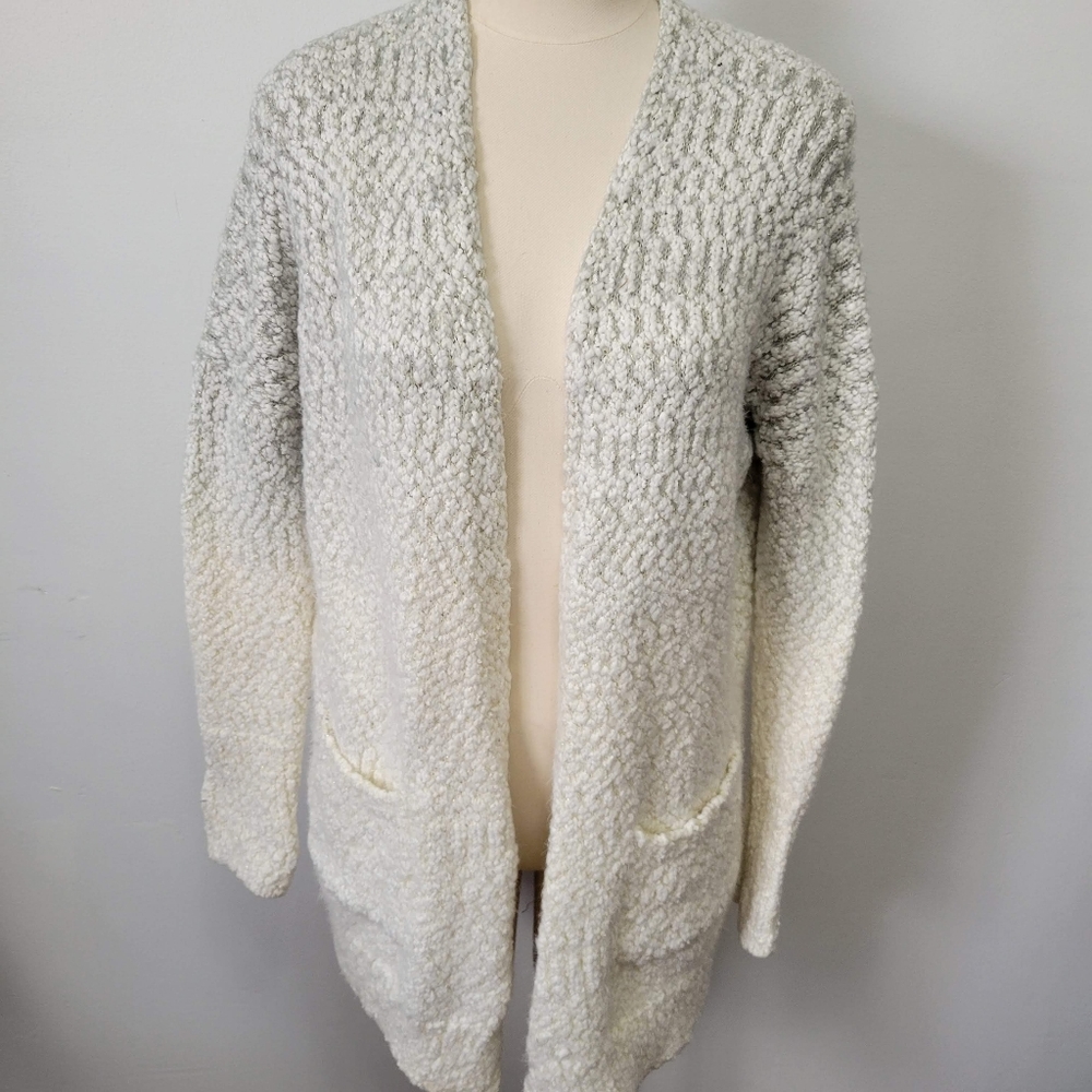 For Thee lurex ombre open front cardigan size large